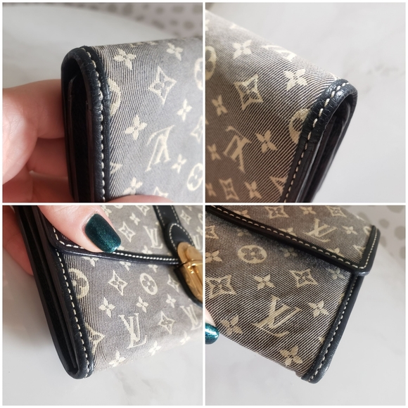 Authentic Pre-owned Louis Vuitton Monogram Mini Lin Wallet - Picture 10 of 14